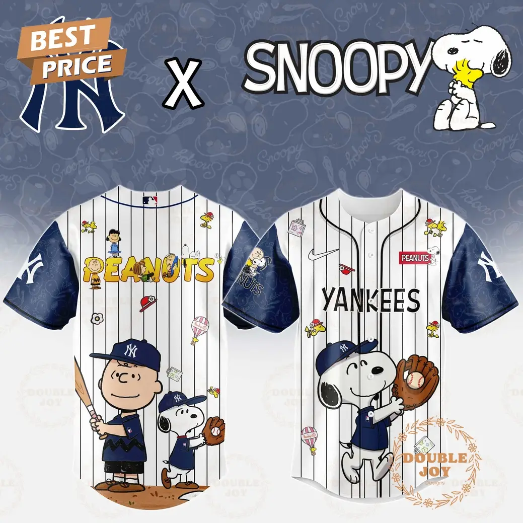 New York Yankees x Snoopy 2025 Limited Edition Baseball Jersey