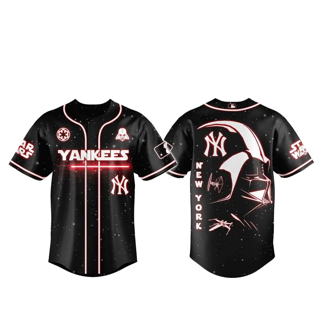 New York Yankees x Star Wars Darth Vader 2026 Baseball Jersey - Tazila