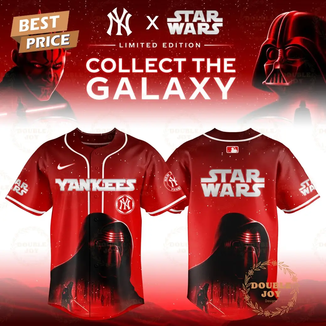 New York Yankees x Star Wars "Kylo Ren" 2025 Special Edition Baseball Jersey
