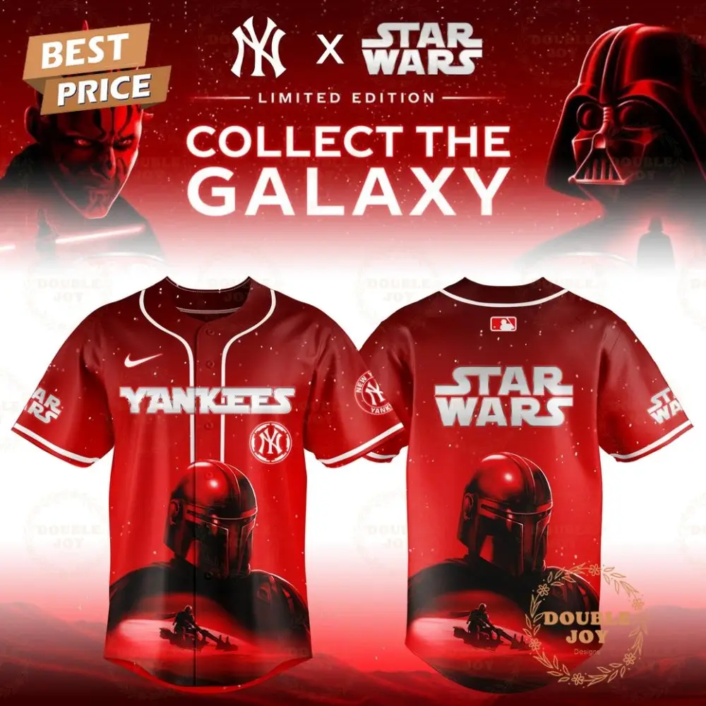 New York Yankees X Star Wars "The Mandalorian" 2025 Special Edition Baseball Jersey