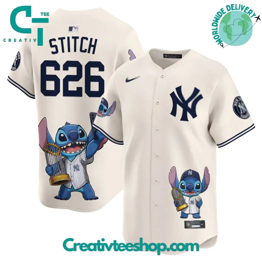 New York Yankees X Stitch 626 Baseball Jersey