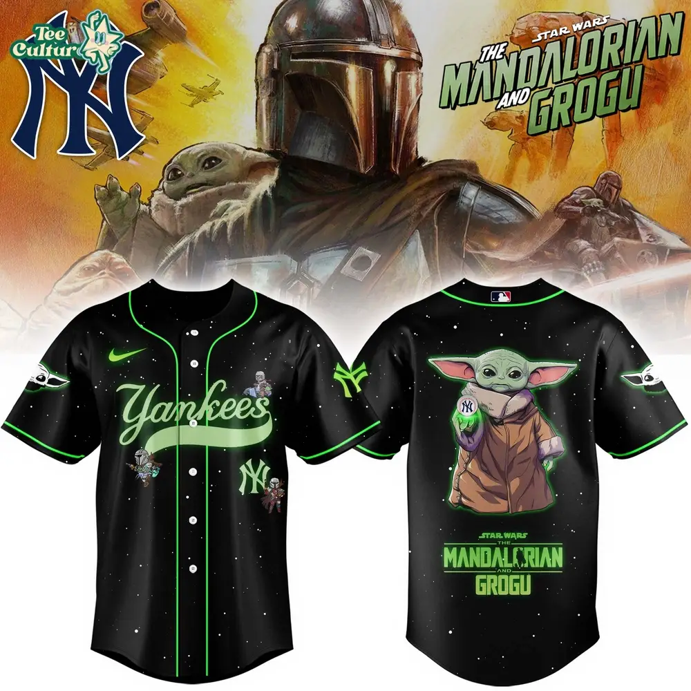 New York Yankees x The Mandalorian & Grogu Premium Limited Edition Jersey