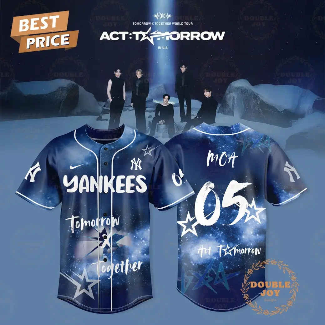 New York Yankees x TOGETHER World Tour ACT:TOMORROW Limited Edition Baseball Jersey