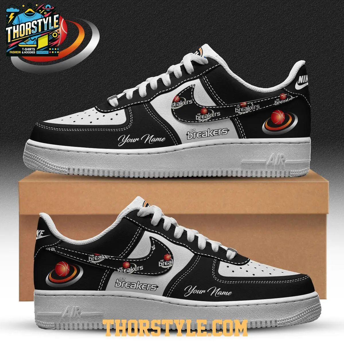 New Zealand Breakers 2025 Protect The Rock NBL Personalized Air Force 1 Shoes