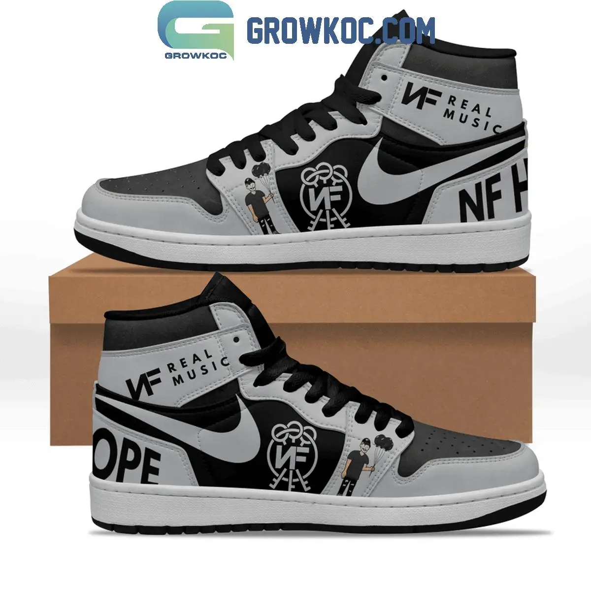 NF When I Grow Up Real Music Air Jordan 1 Shoes NF When I Grow Up Real Music Air Jordan 1 Shoes - Image 1