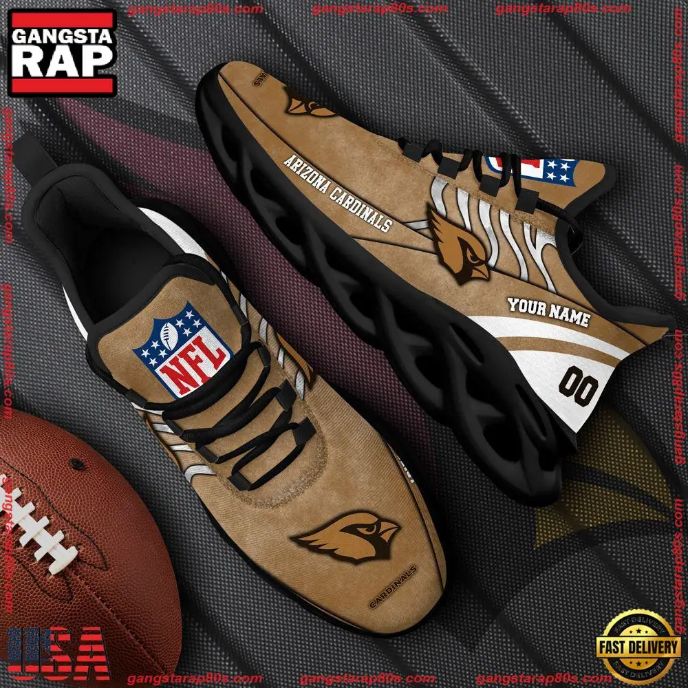 NFL Arizona Cardinals New Design Max Soul Shoes, Running Sneakers