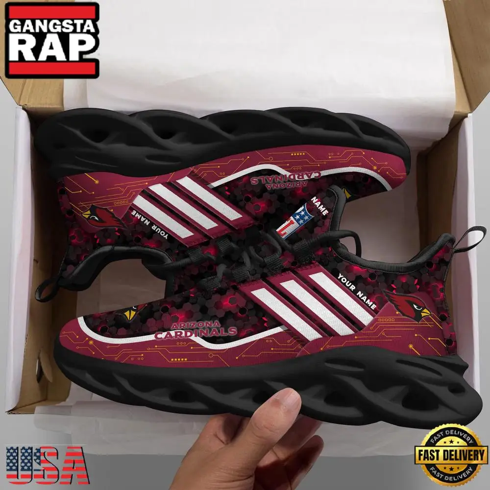 NFL Arizona Cardinals New Design Max Soul Shoes Running Sneakers