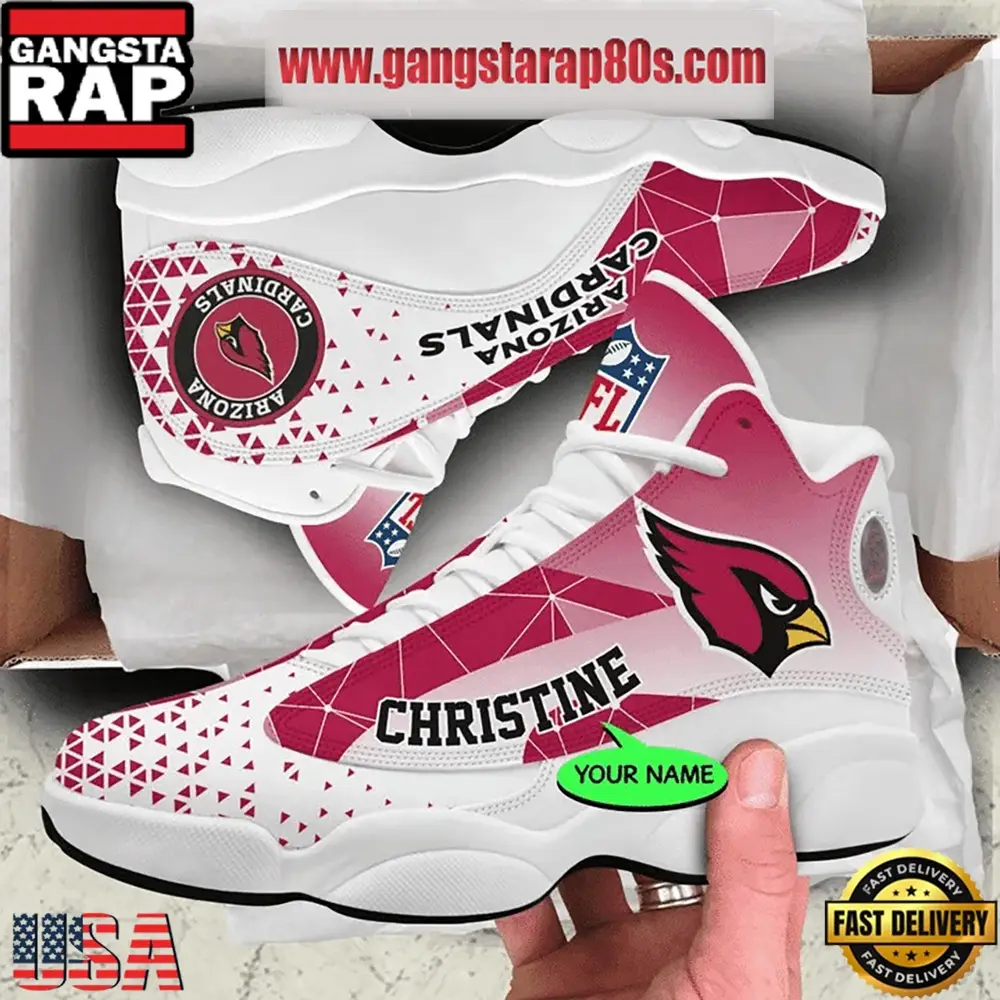 NFL Arizona Cardinals Personalized Air Jordan 13 Sport Shoes NFL Arizona Cardinals Personalized Air Jordan 13 Sport Shoes - Image 1