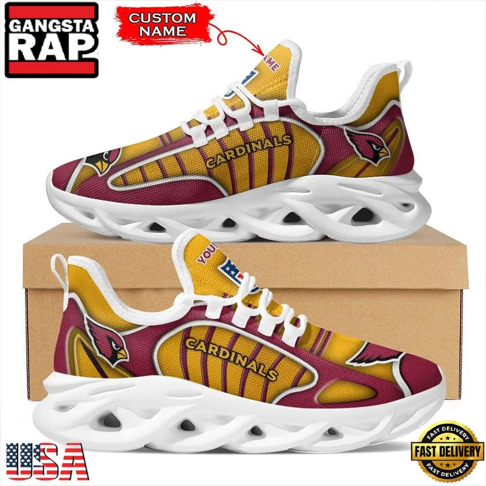 NFL Arizona Cardinals Sport Football New Design Max Soul Shoes Running Sneakers NFL Arizona Cardinals Sport Football New Design Max Soul Shoes Running Sneakers - Image 1