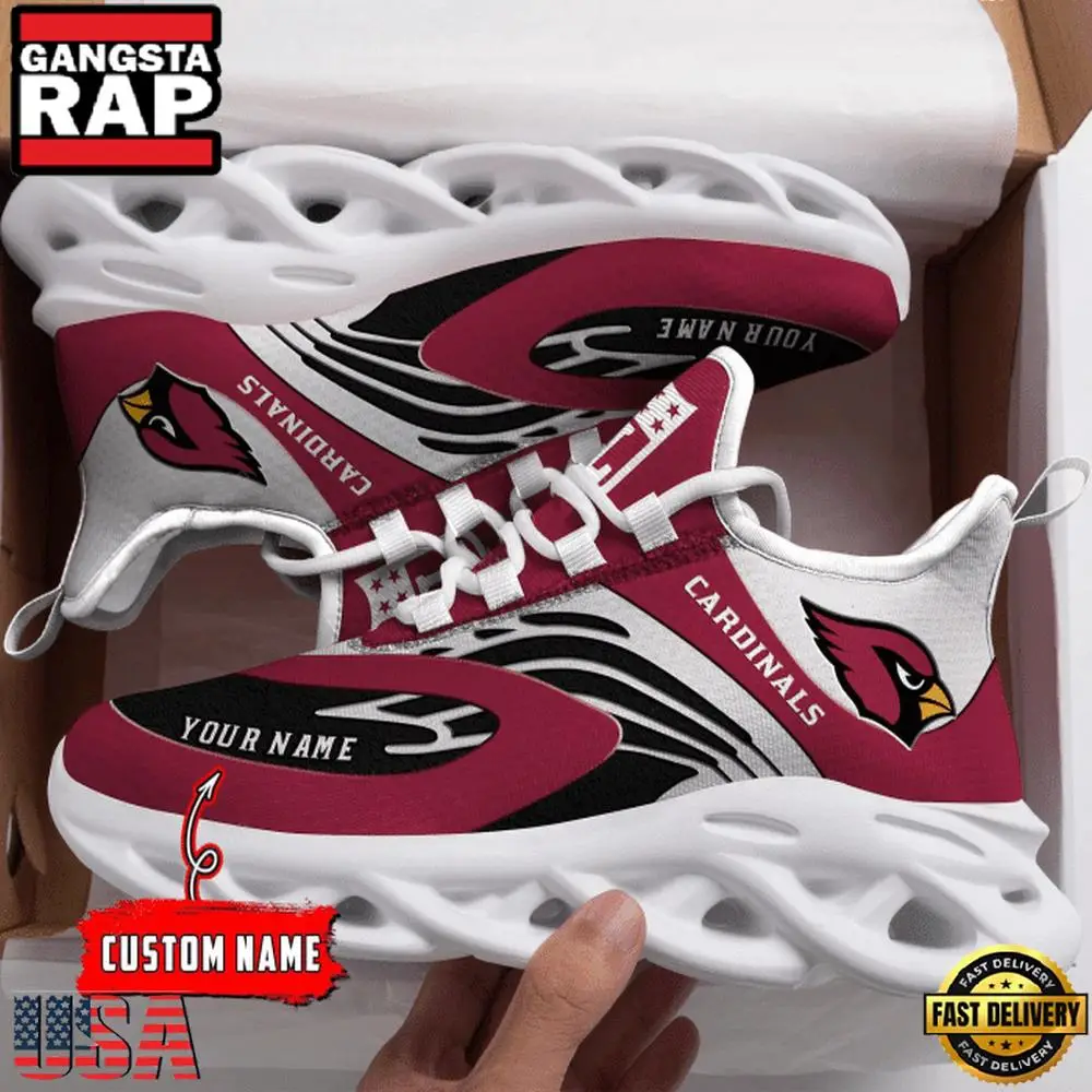 NFL Arizona Cardinals Sport Logo Team New Design Max Soul Shoes Running Sneakers
