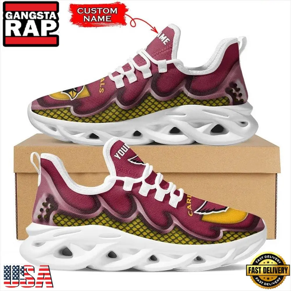 NFL Arizona Cardinals Sport New Design Max Soul Shoes Running Sneakers