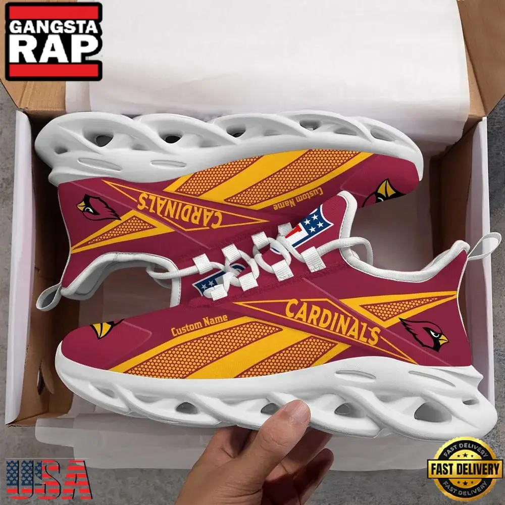 NFL Arizona Cardinals Team New Design Max Soul Shoes Running Sneakers NFL Arizona Cardinals Team New Design Max Soul Shoes Running Sneakers - Image 1