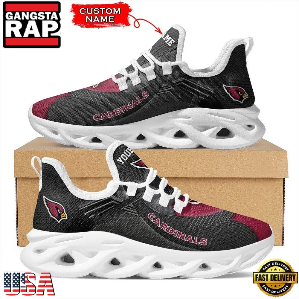 NFL Arizona Cardinals Team Sport New Design Max Soul Shoes Running Sneakers