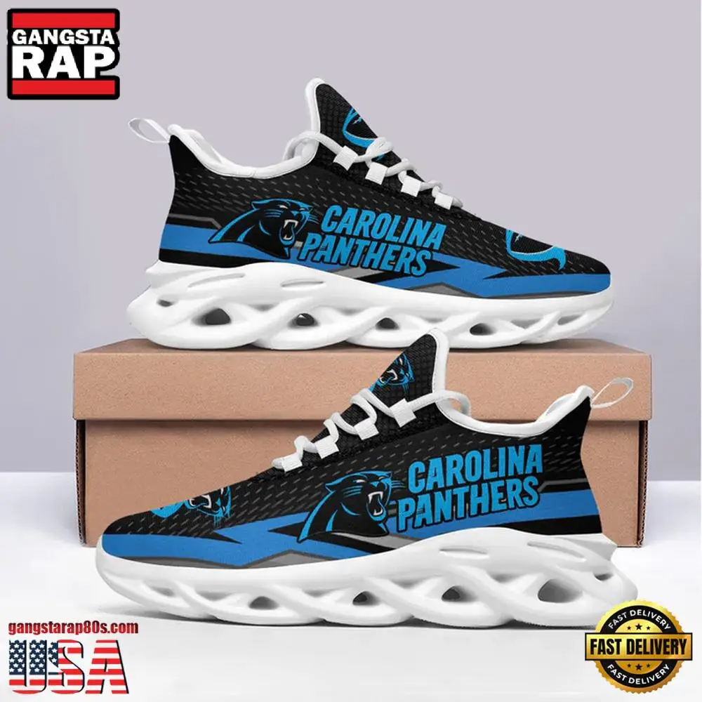 NFL Carolina Panthers Team Football Max Soul ShoesRunning Sneakers