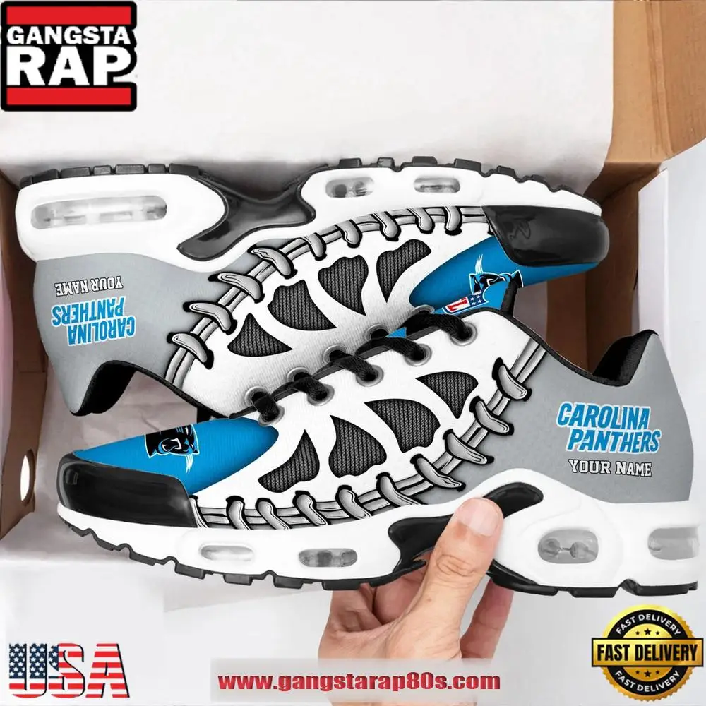 NFL Carolina Panthers Unique Design 2026 Custom Air Max Plus Shoes Running Sneakers