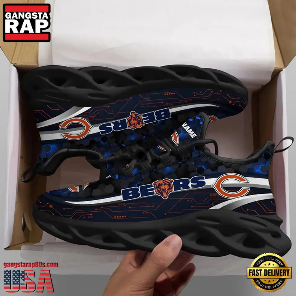 NFL Chicago Bears Team Sport Max Soul ShoesRunning Sneakers