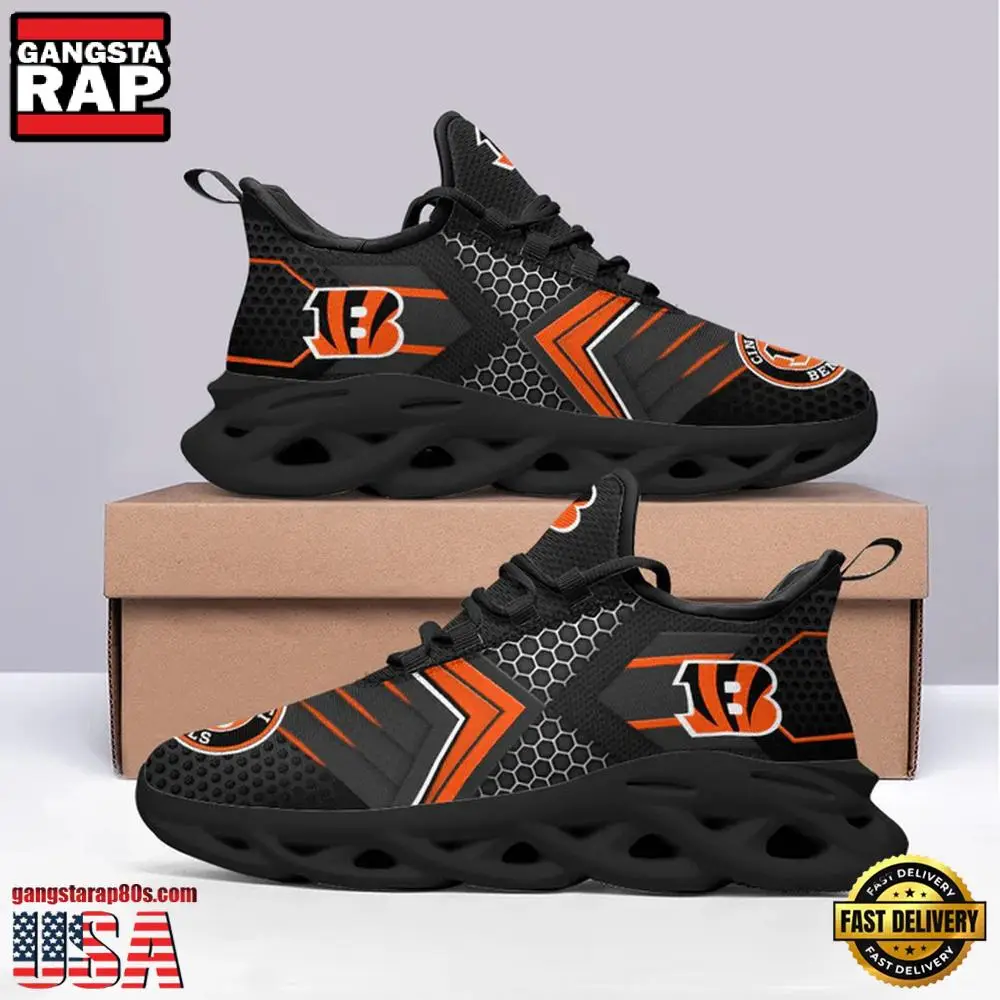 NFL Cincinnati Bengals Sport Max Soul Shoes Running Sneakers New Designer