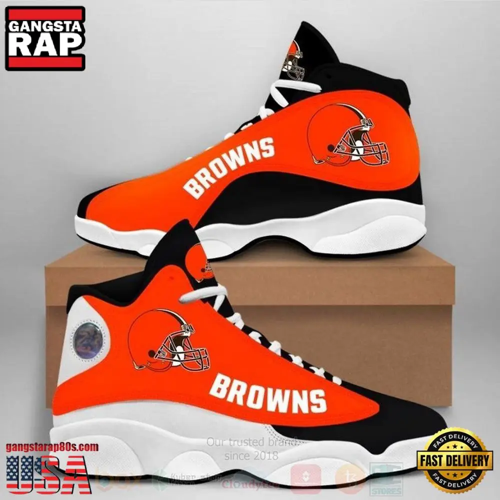 NFL Cleveland Browns Air Jordan 13 Shoes