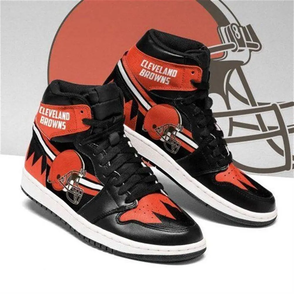 NFL Cleveland Browns Football Air Jordan Sneaker Boots Shoes