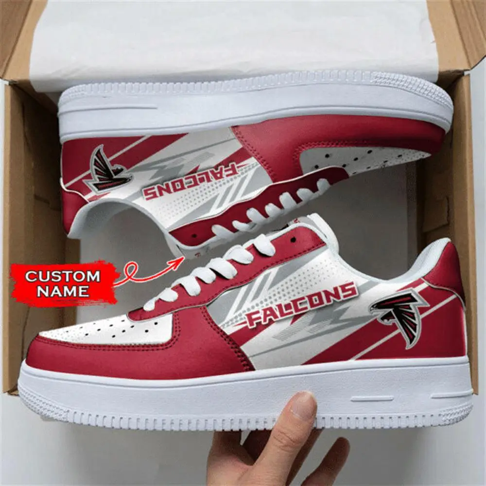 NFL Custom Name Atlanta Falcons Super Bowl Air Force 1 Shoes Sneakers NFL Custom Name Atlanta Falcons Super Bowl Air Force 1 Shoes Sneakers - Image 1