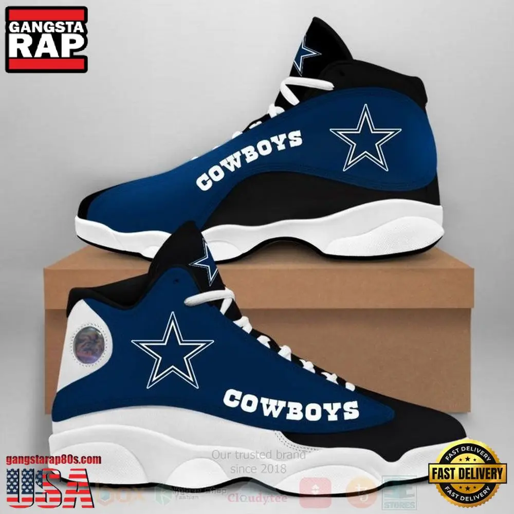 NFL Dallas Cowboys Air Jordan 13 Shoes 2