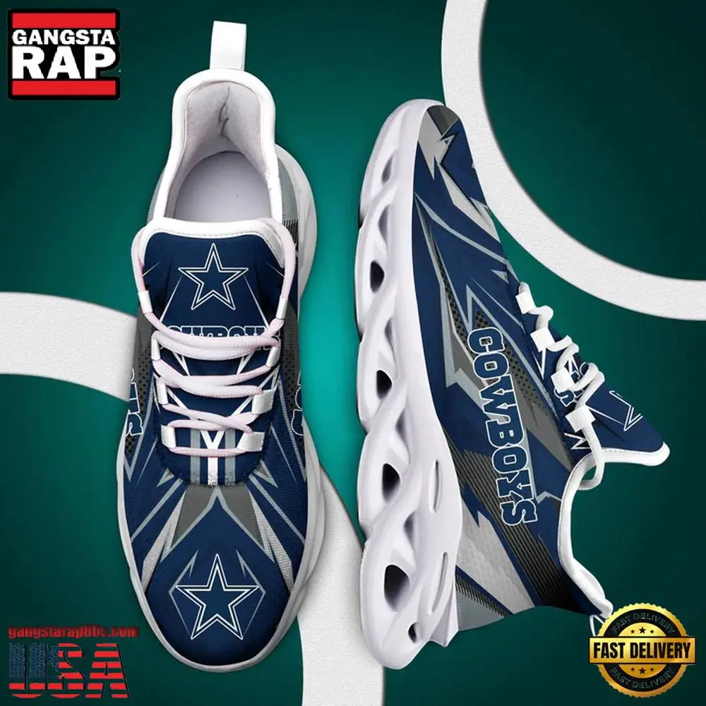 NFL Dallas Cowboys Football Max Soul Shoes Running Sneakers New Designer