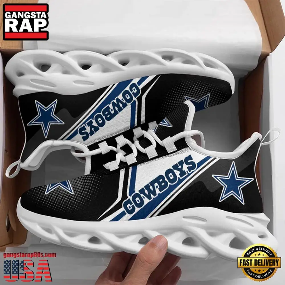 NFL Dallas Cowboys Football Team Max Soul Shoes Running Sneakers New Designer NFL Dallas Cowboys Football Team Max Soul Shoes Running Sneakers New Designer - Image 1