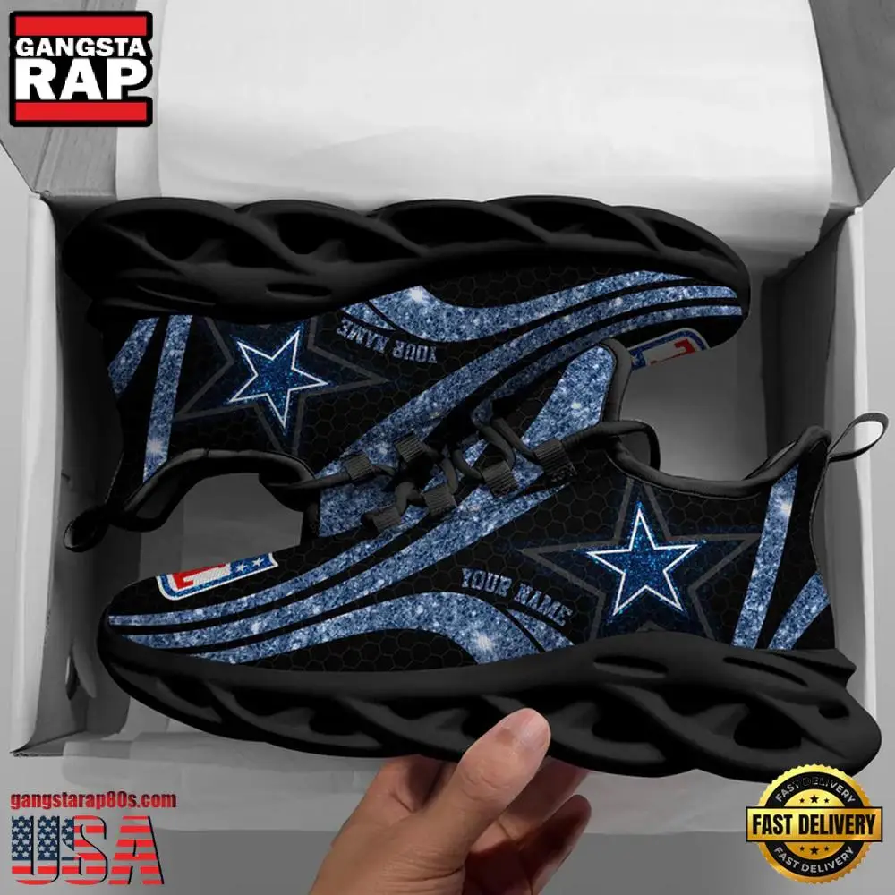 NFL Dallas Cowboys Football Team Max Soul Shoes Running Sneakers New Designer