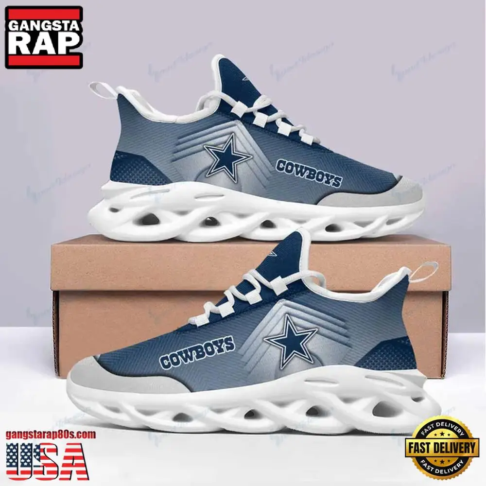 NFL Dallas Cowboys Football Team Max Soul Shoes Running Sneakers New Designer