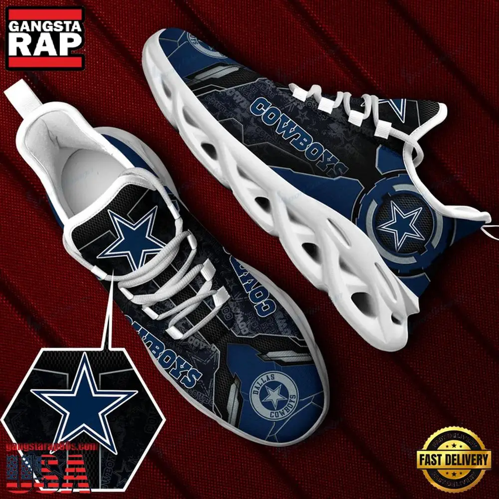 NFL Dallas Cowboys Logo Max Soul Shoes Running Sneakers New Designer