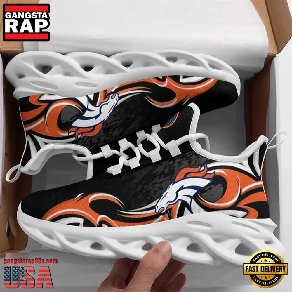 NFL Denver Broncos Football Max Soul Shoes Running Sneakers New Designer