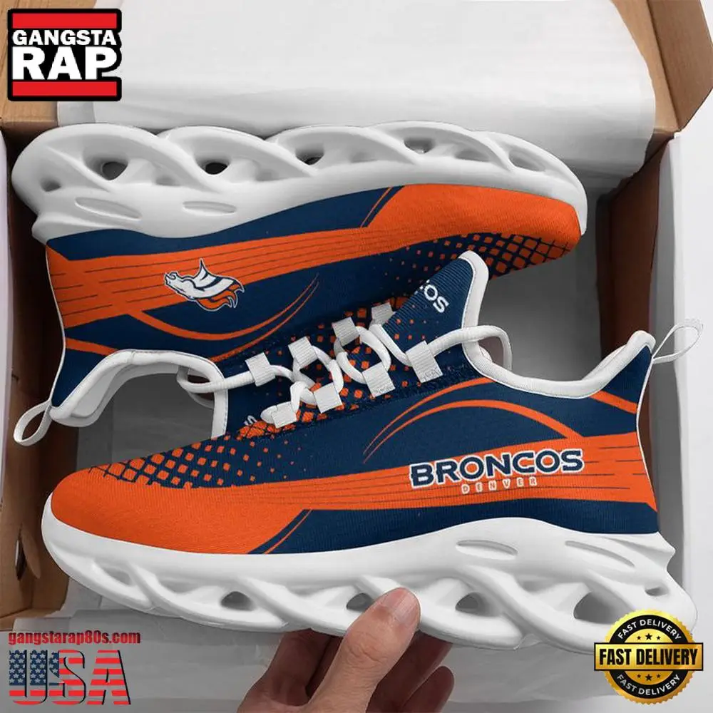 NFL Denver Broncos New Design 2025 Max Soul Shoes Running Sneakers