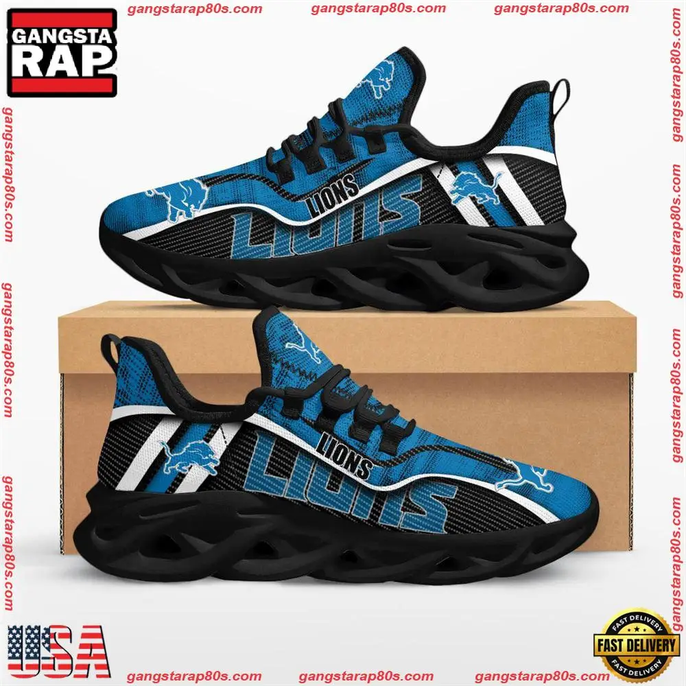 NFL Detroit Lions Jumpstart Max Soul Shoes Running Sneakers Running Sneakers