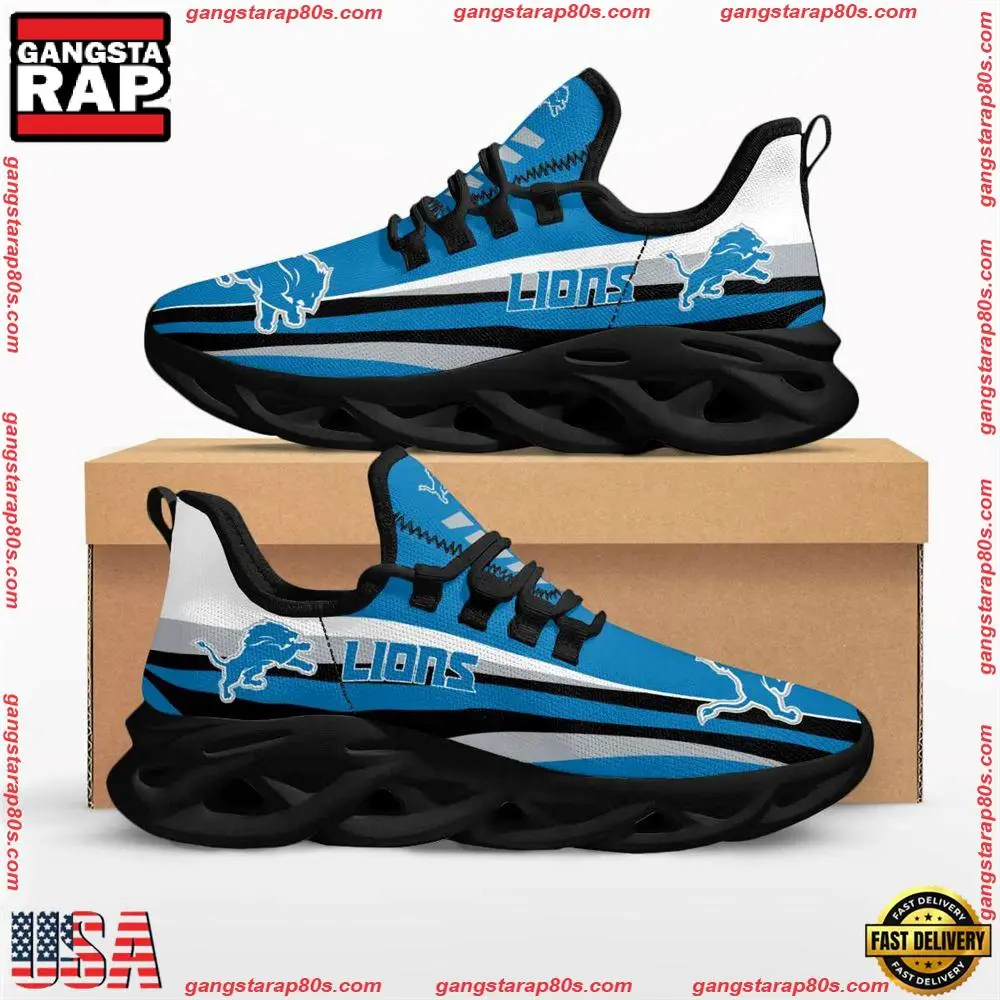NFL Detroit Lions Max Soul Running Shoes NFL Detroit Lions Max Soul Running Shoes - Image 1