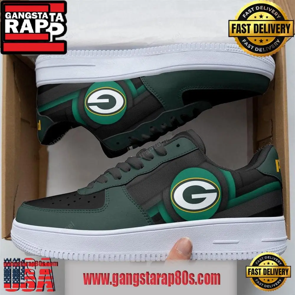 NFL Green Bay Packers Air Force 1 Sneaker V1 For Men Women NFL Green Bay Packers Air Force 1 Sneaker V1 For Men Women - Image 1