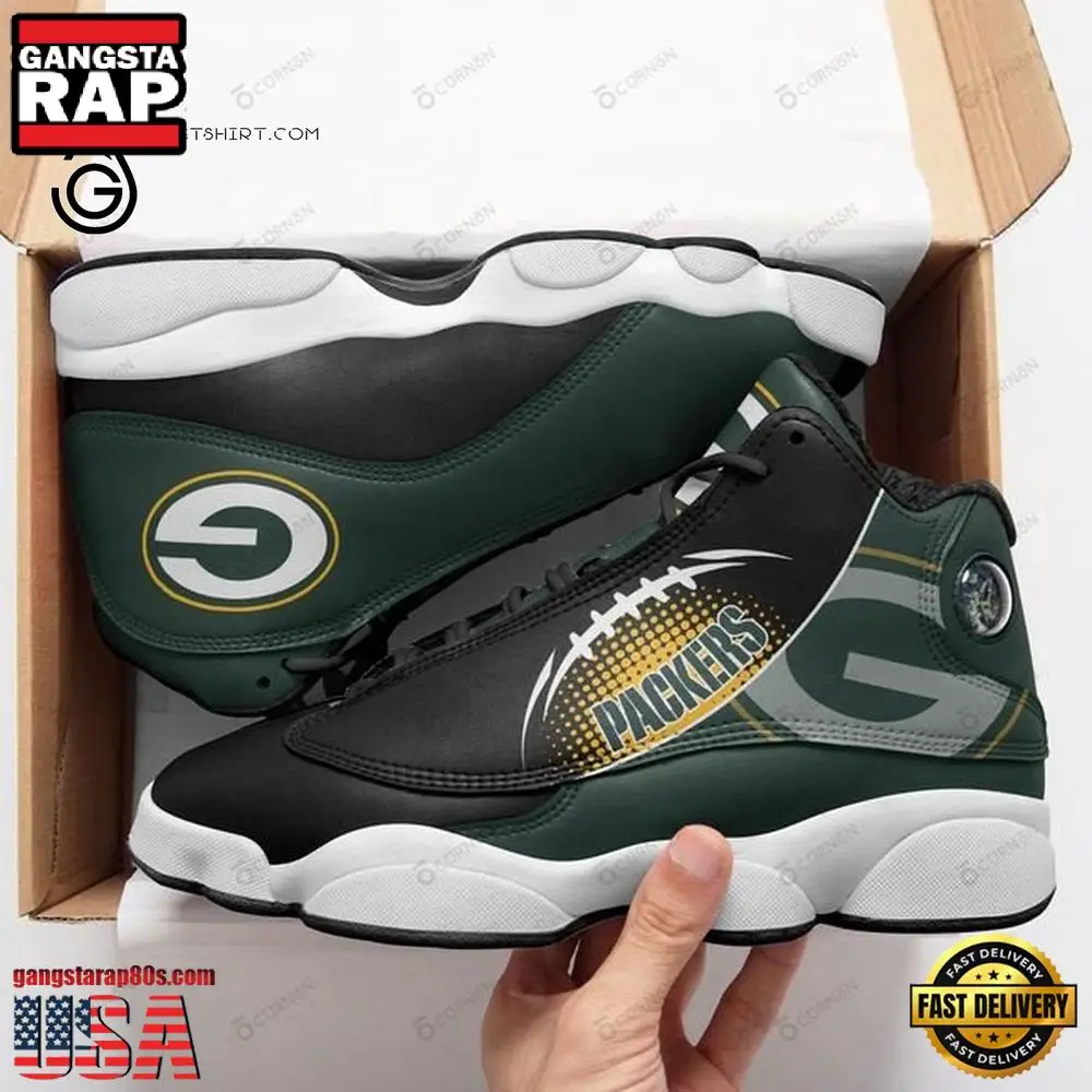 NFL Green Bay Packers Air Jordan 13 Shoes 2
