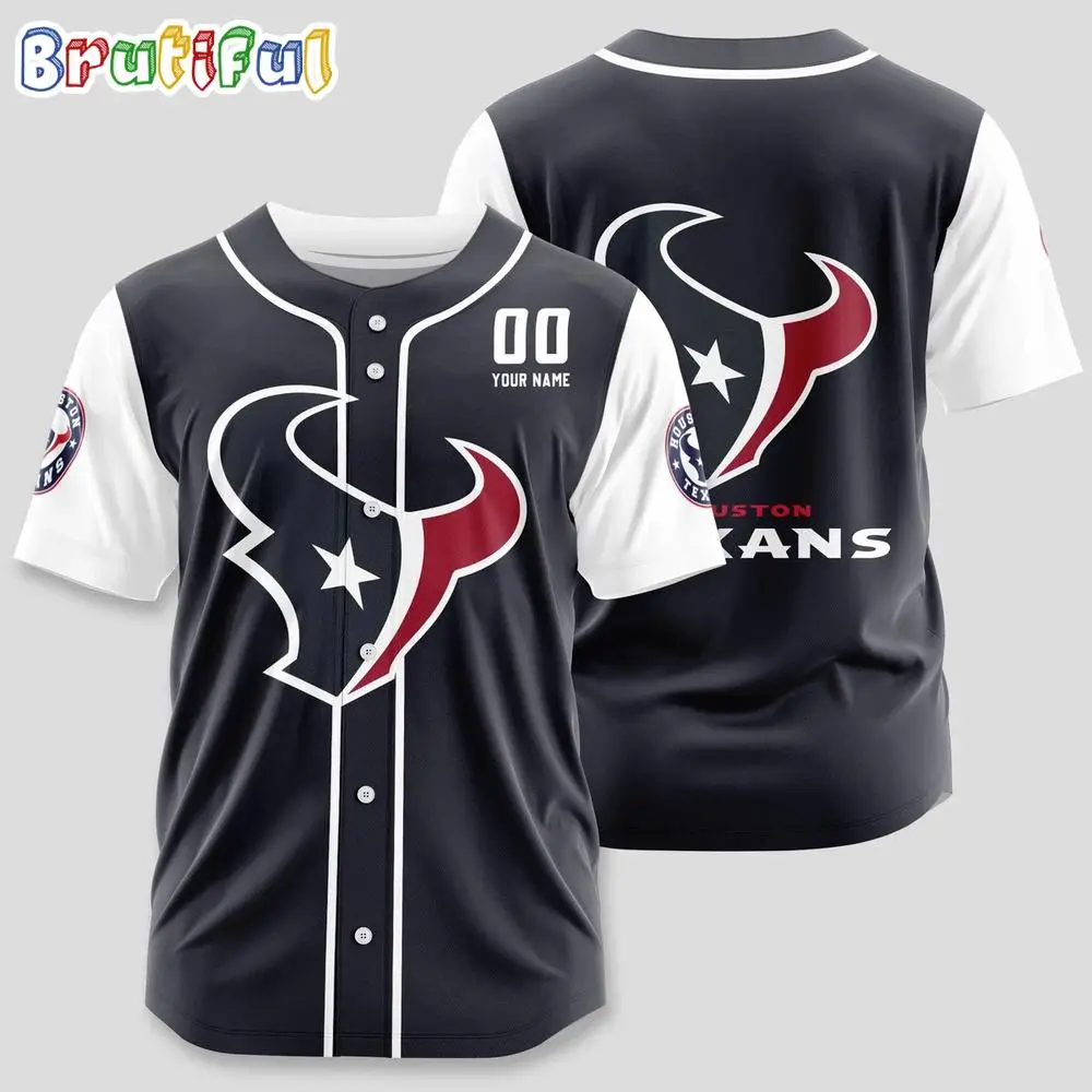 NFL Houston Texans Limited Edition Personalized Baseball Jersey