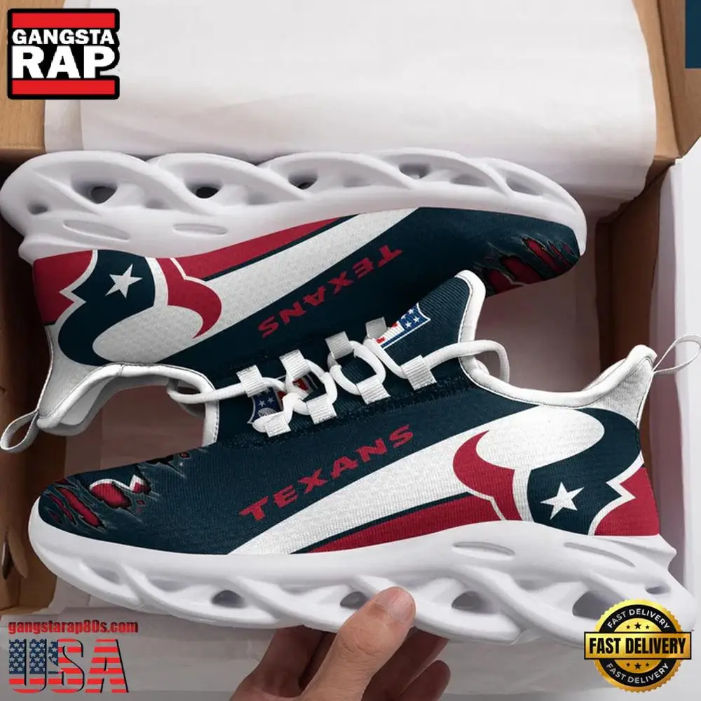 NFL Houston Texans Team Max Soul Shoes Running Sneakers New Designer