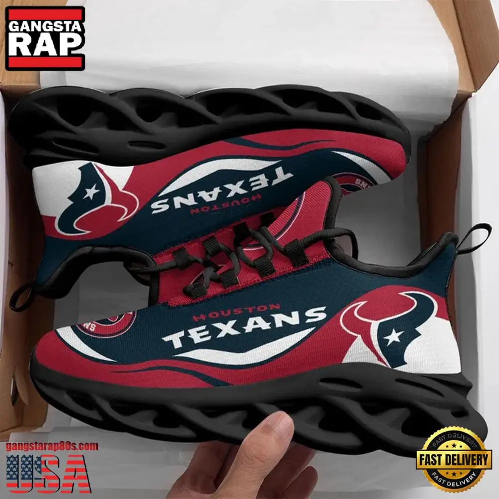 NFL Houston Texans Team Max Soul Shoes Running Sneakers New Designer