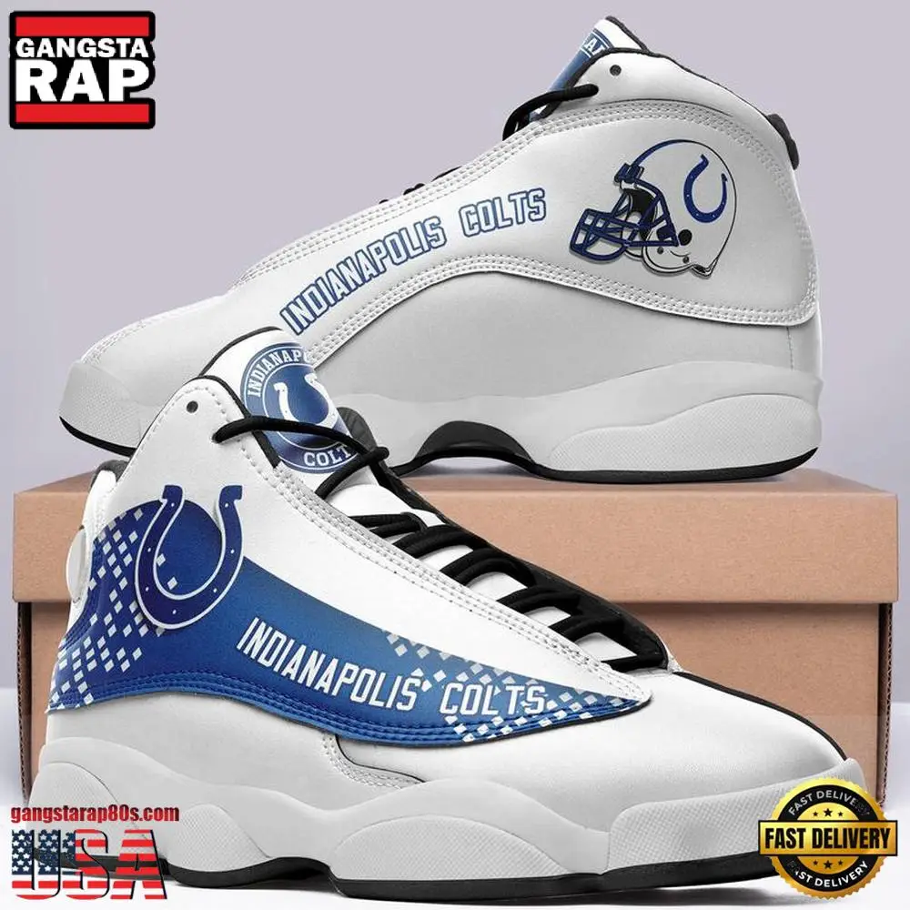 NFL Indianapolis Colts Ver 5 Air Jordan 13 Sneaker
