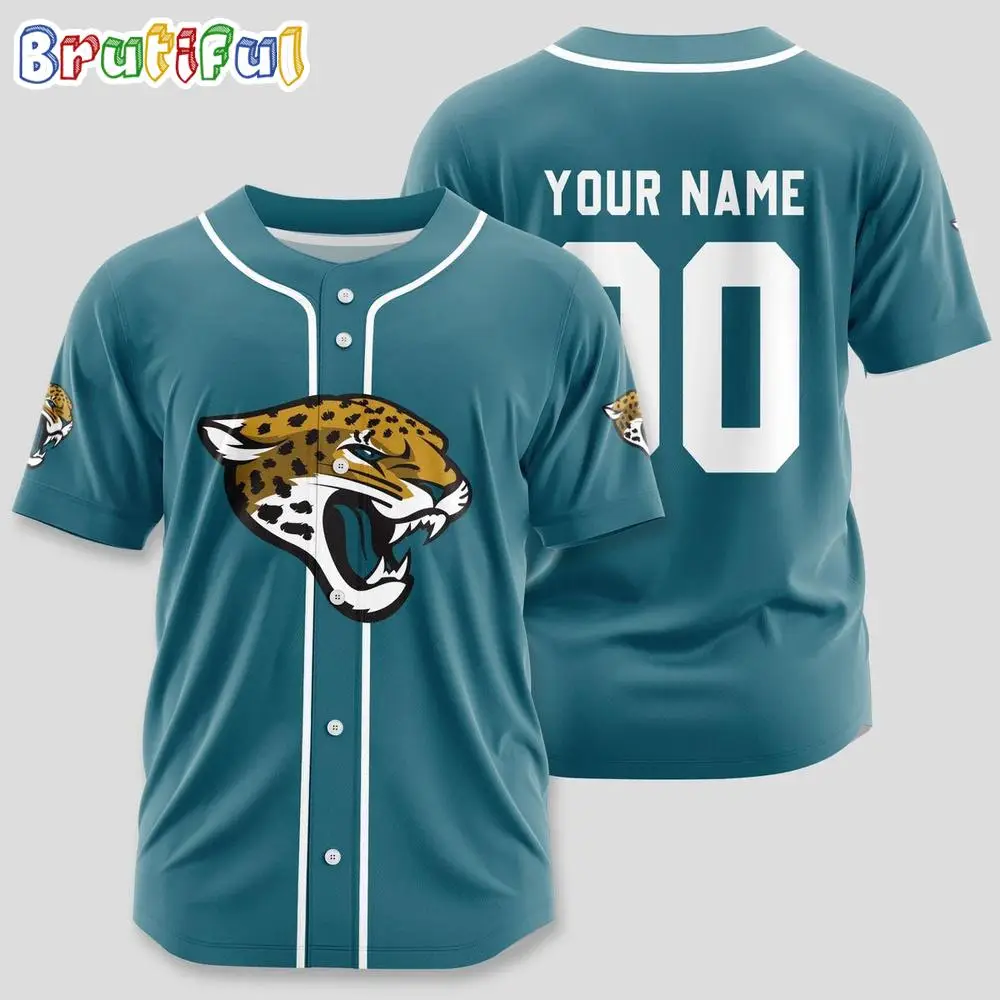 NFL Jacksonville Jaguars Limited Edition Personalized Baseball Jersey