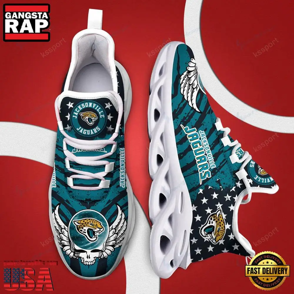 NFL Jacksonville Jaguars Max Soul Shoes Running Sneakers New Designer