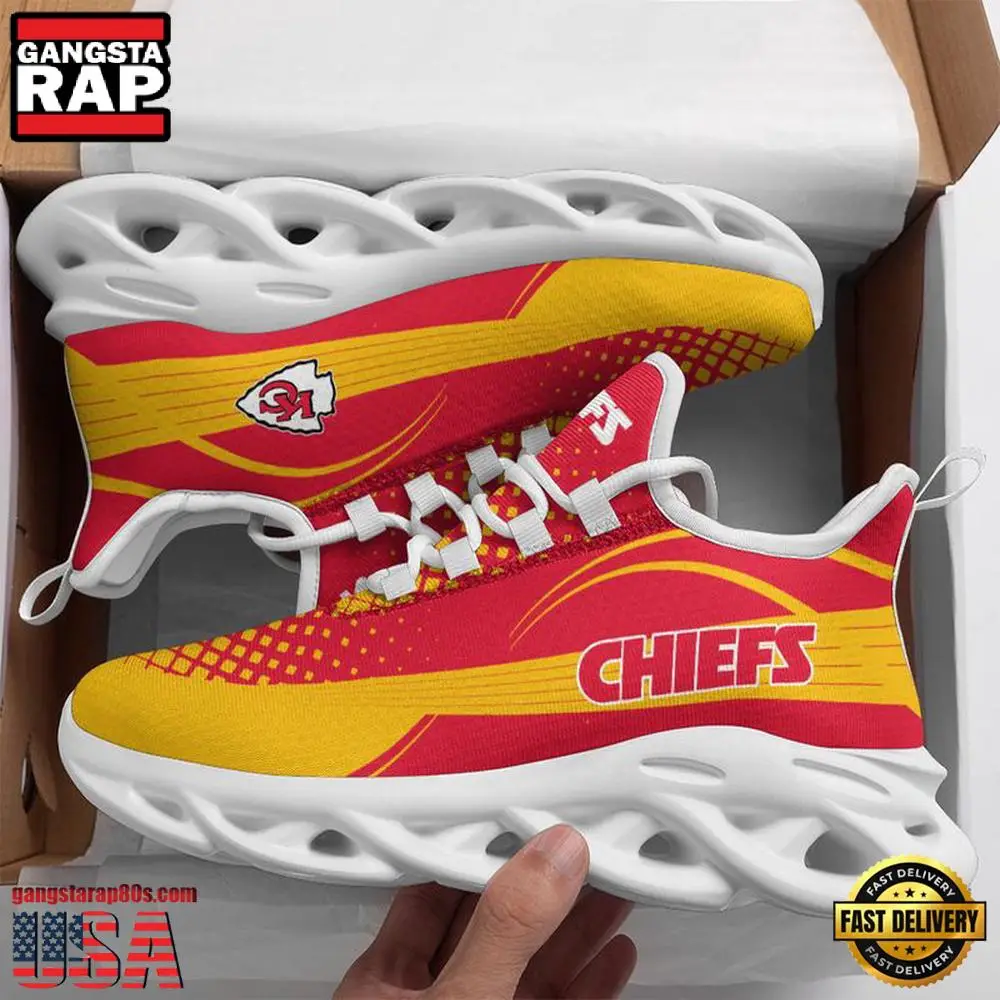NFL Kansas City Chiefs New Design 2025 Max Soul Shoes Running Sneakers