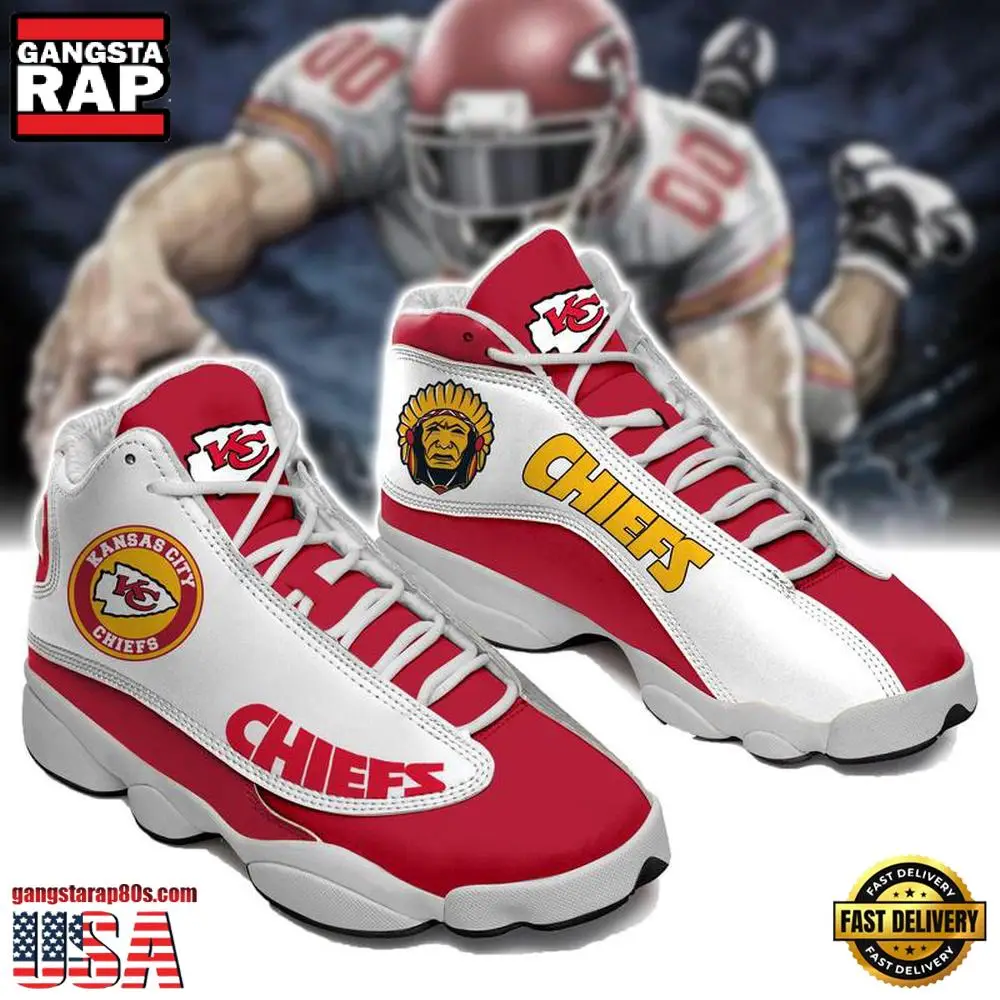 NFL Kansas City Chiefs Ver 1 Air Jordan 13 Sneaker