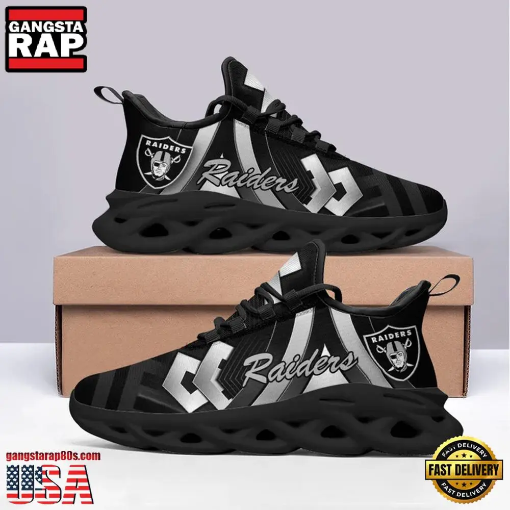 NFL Las Vegas Raiders Max Soul Shoes Running Sneakers New Designer