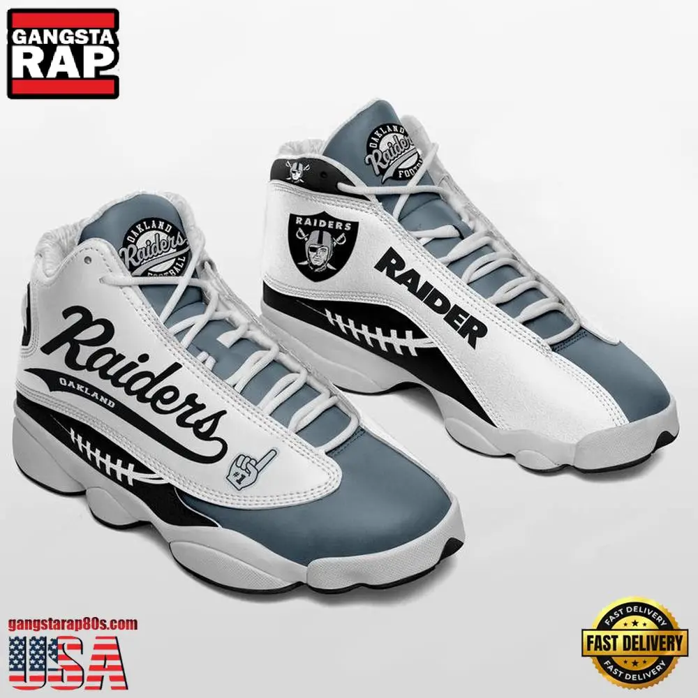 NFL Las Vegas Raiders Ver 2 Air Jordan 13 Sneaker