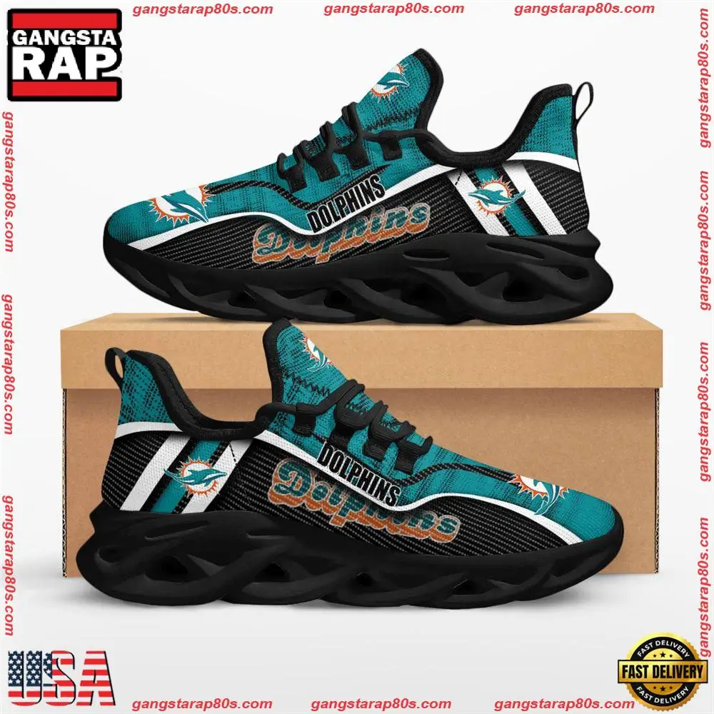 NFL Miami Dolphins Jumpstart Max Soul Shoes Running Sneakers Running Sneakers