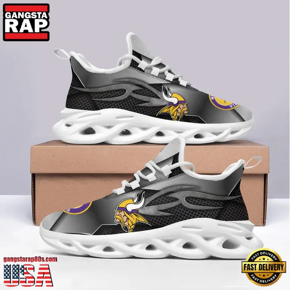 NFL Minnesota Vikings Team Max Soul Shoes Running Sneakers New Designer