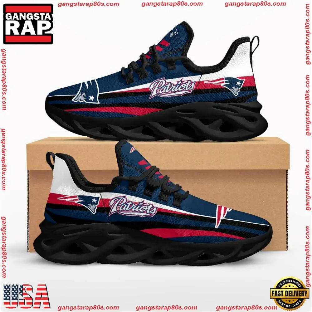 NFL New England Patriots Max Soul Running Shoes NFL New England Patriots Max Soul Running Shoes - Image 1