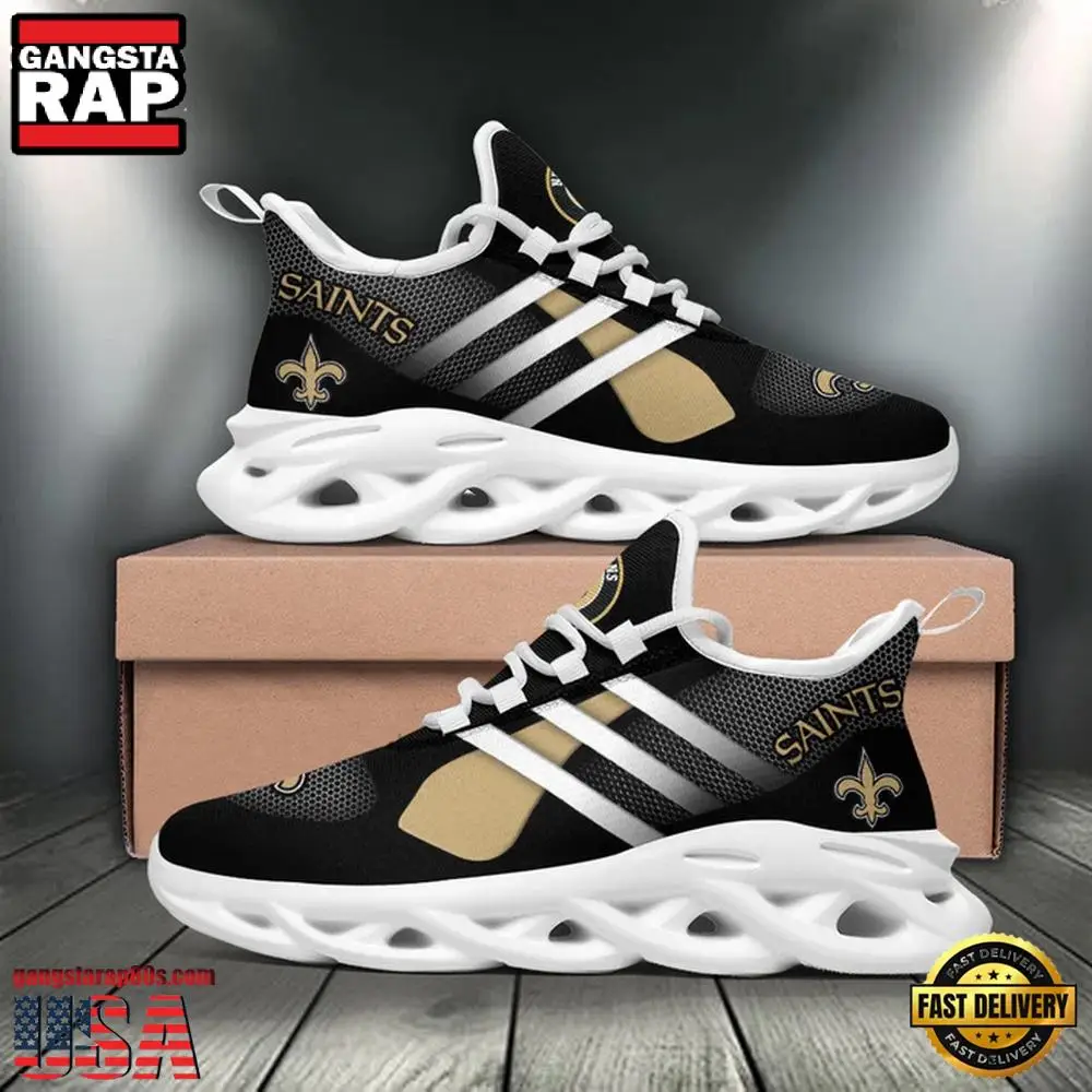 NFL New Orleans Saints Max Soul Shoes Running Sneakers New Designer